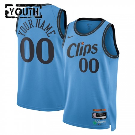 Dres Los Angeles Clippers Prilagođeni Nike 2024-25 City Edition Plava Swingman - Dječji